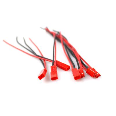 China SYP Electronic Red Black Terminal 1PIN Wire Harness Customized Wire Harness For Battery for sale