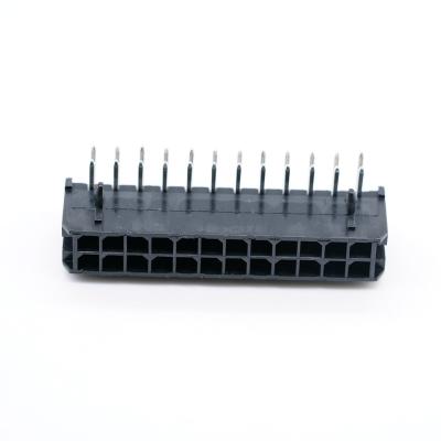 China MX 3.0 Wires Molex 3.0 2*12 Pin Dual Row 24 Pin Wire To Board SMT Type Connector for sale