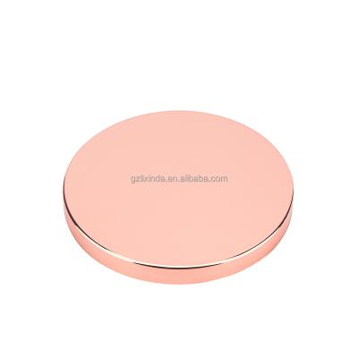 China Non puddle wholesale tinplate rose gold candle black red copper bronze lid for candle making for sale