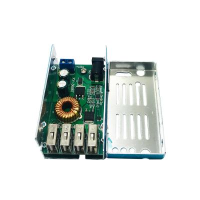 China Repairs Dual-output DC5V12V24V Panel LM2596S Single-input Strong Cooling Dual-Channel Adjustable Step-Down Stabilized Power Supply Module for sale