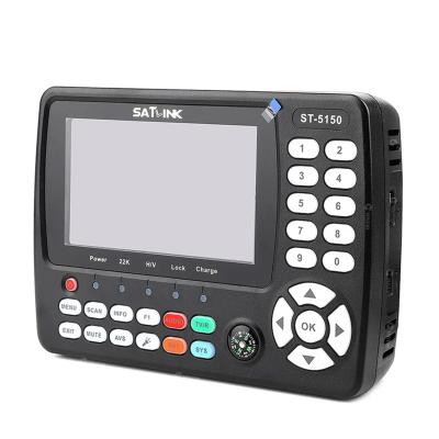 China Receive Satellite TV Signals New Product Satlink ST-5150 DVB-S2/T2/C SAT Finder Combo T2 s2 HEVC H.265 MPEG-4 MPEG-4 8PSK Finder Combo TFT Screen QPSK 16APSK for sale