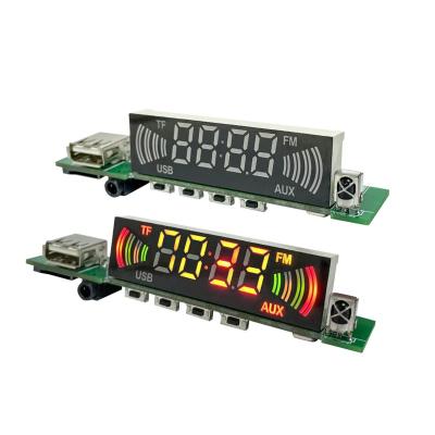 China Blue DC5V -12V MP3 Voice Recorder Decoder Board Radio Tooth Mp3 Board PCB With Colorful Display For Mp3 Speaker Accessories Parts for sale