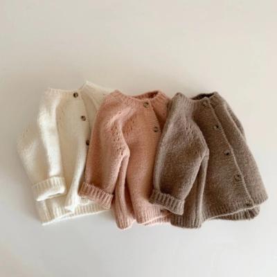 China Autumn New Baby Sweater Toddler Waterproof Boys Girls Knitted Cardigans Coat Newborn Knitwear Long Sleeve Cotton Baby Knit Jacket Tops for sale