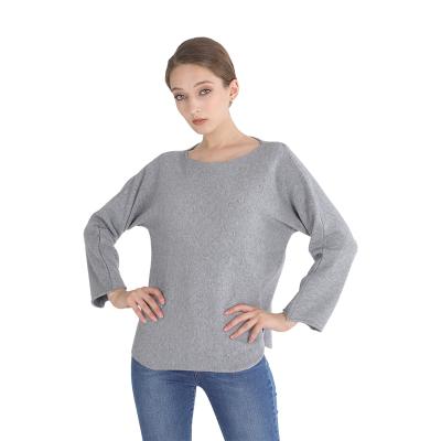 China Autumn and winter women's long-sleeved sweater multi-color casual loose round neck sweater breathable sweater for sale