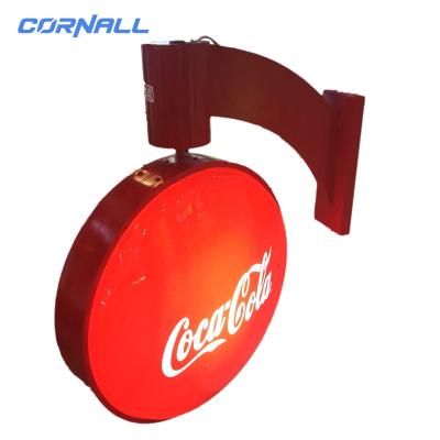 China Shopping Mall Wall Mount Outdoor Advertising 3d Rotating Blank Forming Light Box Sign for sale