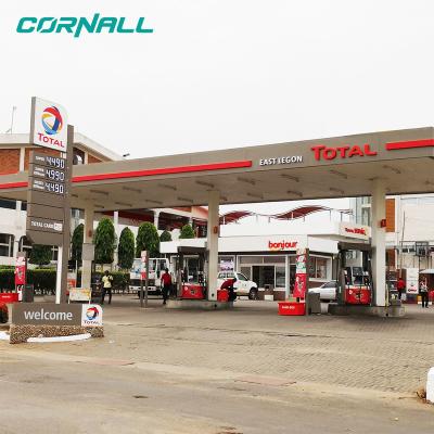 China Environmentally Friendly Weatherproof Outdoor Gas Station Canopy Gas Station Fascia Sign for sale