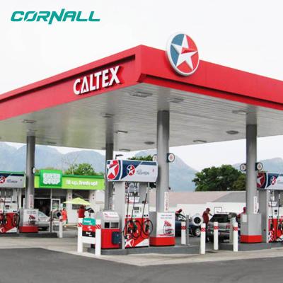 China Environmental Friendly Gas Station Advertising 3D LED Display Logo Gas Station Canopy for sale