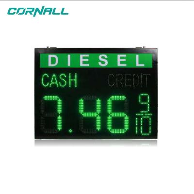 China High quality gas station price sign factory price car dealership digital signage and displays led gas station price signs for sale for sale