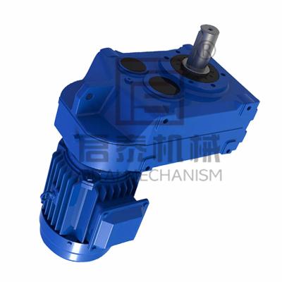 China Helical Gearbox Machinery Gearbox/F-Axle Transmission/Series-Parallel Motor Customer Requirements Geard Reversing Ratio Speed ​​Gearbox For Mixer for sale