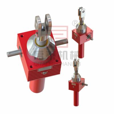 China SPIRAL GEAR Smalll Screw Jacks In High Lead Ball Screw Jack With Fork Head QTB/SJB for sale