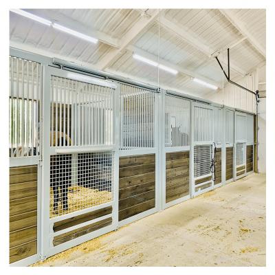 China Other Steel Frame Horse Stable Temporary Horse Stall Prefab Steel Horse Stable for sale