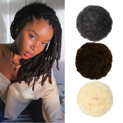 China 100% Natural Dreadlocks Hair Bulk Afro Kinky Curly Hair Bulk, Curly Hair Wholesale Volume, Remy Bulk Hair For Braiding for sale