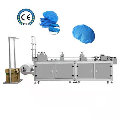 China Machinery Repairs Workshop Nonwoven Bouffant Cap Making Machine Customized Clip Bouffant Medical Cap Head Cover Cap Making Machine for sale