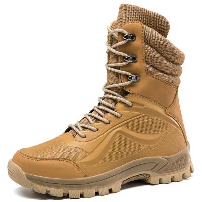 China Classic Style Leather Boots Men Desert Jungle Safety Sale Outdoor Waterproof Military Tactical Army Boots Anti-slippery for sale