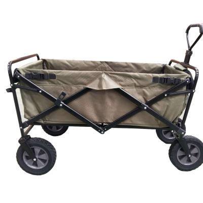 China Tools Heavy Duty Steel Iron Camping Trolley at Qingdao Port Portable Beach Wagon Cart for sale