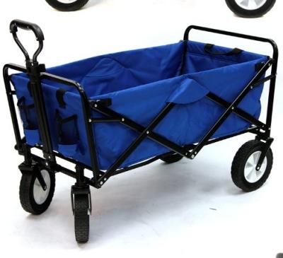 China Collapsible Foldable Wagon Cart Comfort and Ergonomics Folding Utility Cart With Wheels for sale