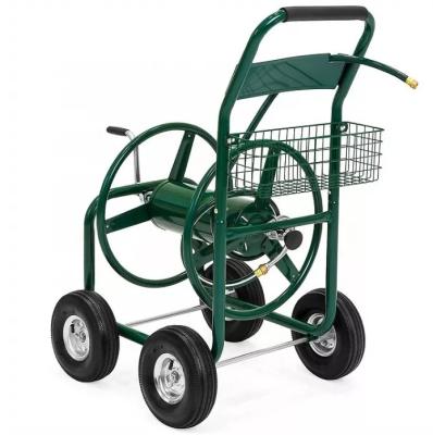 China Heavy Duty Garden Cart Four-Wheel Steel Construction for Water Storage and Planting for sale