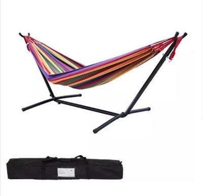 China Customized Heavy Duty Stainless Steel Frame Stand Hammock with Portable Metal Hanging for sale