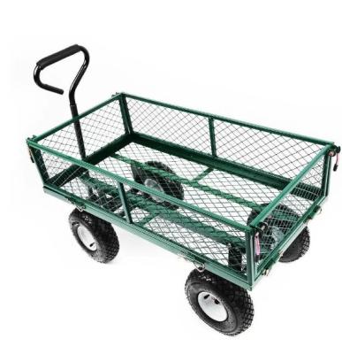 China Easy Storage Garden Wagon Cart Easy Maintenance Outdoor Folding Wagon for sale