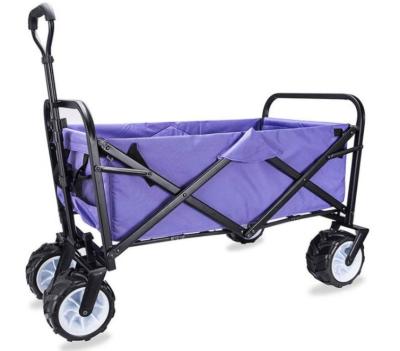 China Qingdao Port Garden Cart Shopping Beach Folding Wagon Camping Trolley All-Terrain for sale