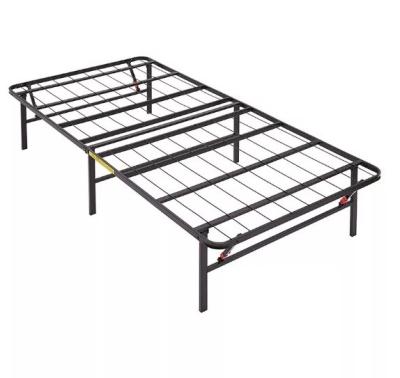 China College Apartment Folding Metal Bed Frame Easy Storage Metal Platform Bed Frame for sale