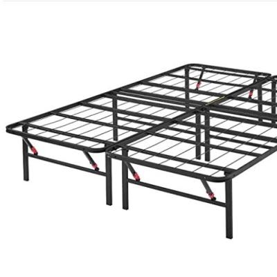 China Home Furniture Modern Stainless Steel Metal Platform Bed Frame for King Size Bedroom for sale