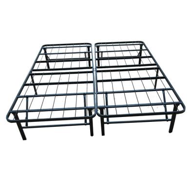 China Modern Metal Pipe King Size Bed Frame Set for Attractive and Basic Bedroom Design for sale