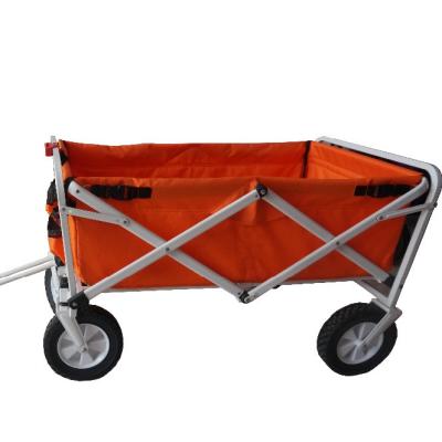 China Heavy Duty Steel Metal Push-Pull Folding Trolley for Picnic Perfect Service and Tools for sale