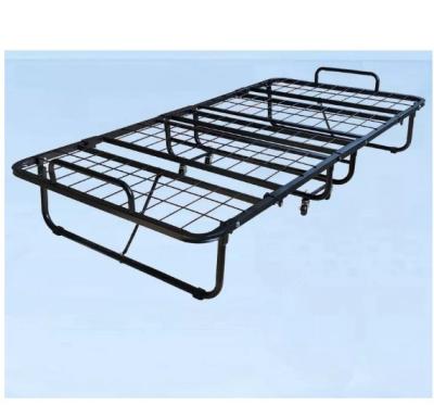 China Folded Sim Top Producer Frames Uk twin full Size Rollaway Sizes Cama Quadro cama de metal para qualquer lugar à venda