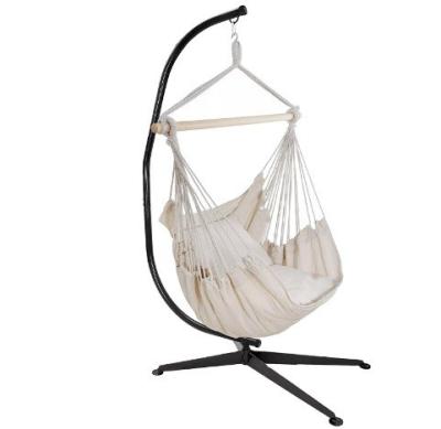 China Port Qingdao Heavy Duty Steel Hammock Stand para exterior e interior em design moderno à venda