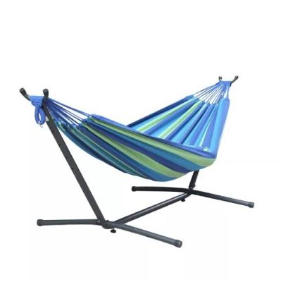 China General Lightweight Steel Stand Camping Hammock Chair with Cotton Nylon Canvas Fabric for sale