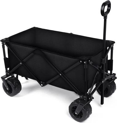 China Portable Iron Folding Trolley Trailer for Outdoor Camping and Multi-purpose Tool Cart for sale