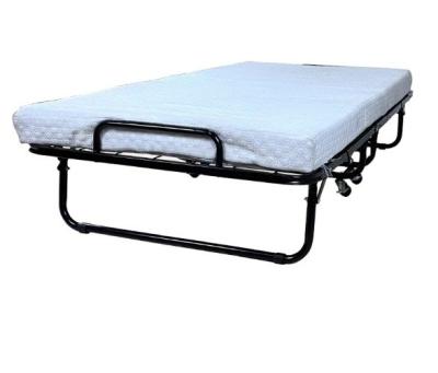 China Value Hotel Roll Away Steel Metal Folding Bed with OEM Accepted and Metal Legs for sale