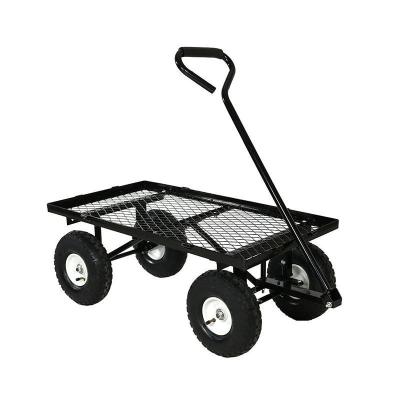 China Heavy-Duty Camping Wagon with 200KGS Weight Capacity and Foldable Oxford Fabric for sale