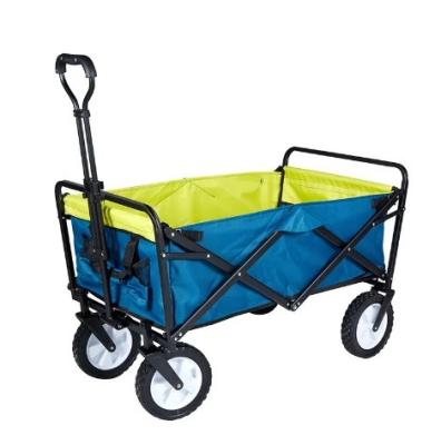 China Tools Collapsible Folding Garden Cart with Custom Logo and Big Wheels For Camping for sale