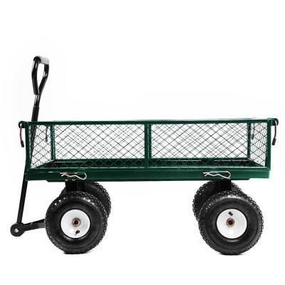 China 4 Wheel Outdoor Wagon Cart Sturdy Construction Heavy Duty Beach Cart for sale