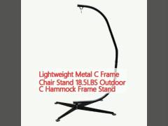 Lightweight Metal C Frame Chair Stand 18.5LBS Outdoor C Hammock Frame Stand