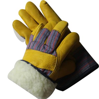 China Low Temperature Resistance Gloves Cold&Liquid Nitrogen Proof Leather Gloves Fishing Boats Antifreeze Temperature Resistant Outdoor Gloves for sale