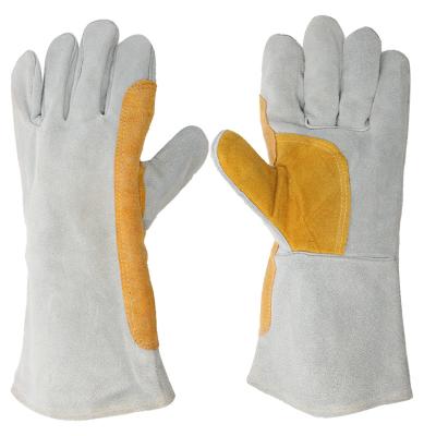 China Durable Different Styles Whip Welding Gloves Factory Workshop Anti Splatter Protection Work Gloves for sale