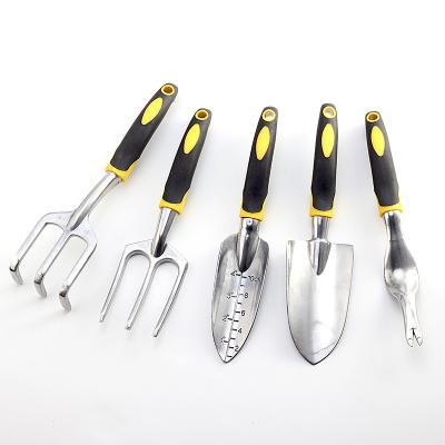 China Universal/Lightweight Portable Garden Tools Cultivator Trowel Cultivator Hand Rake Grafting Trowel Alloy PVC Handle Mini Shovel Bonsai Metal Head for sale