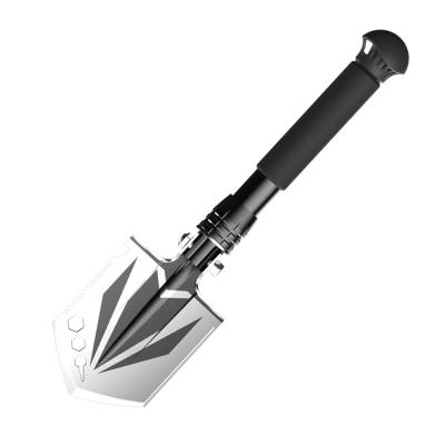 China Mulit-purpose Multifunctional Mini Garden Folding Portable Stainless Steel Shovel/Light Weight Garden Planting Vegetable Digging Shovel Outdoor Tool for sale