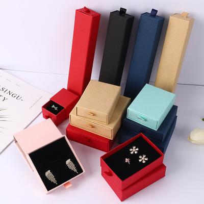 China Stain Popular Modern Manufacturers Jewelry Drawer Jewelry Ring Necklace Pendant Bracelet Storage Custom Gift Box for sale