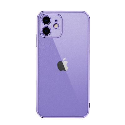 China Other Case Cell Phone Phone12 Suitable For Xs 11 Pro Max / 78p Inclusive Fine Hole Matte Electroplating Transparent Cover for sale