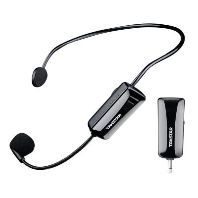 China Worn Headset Microphone TAKSTAR HM-200W Wireless Headset Condenser Microphone UHF System F System F Singing Stage Voice Amplifier for sale