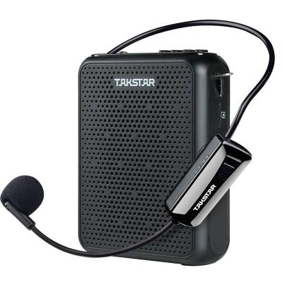 China TAKSTAR E300W 10W Wireless Portable TF Card Voice Support Amplifier With Microphone UHF 40 Meters Transmission With Radio Recording for sale