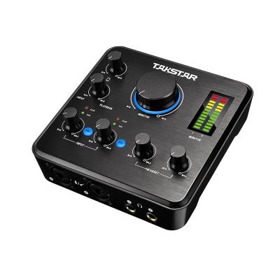 China Noise Canceling Takstar MX630 Sound Card Mixers Professional DJ Controller Studio xlr Soundcard Recording Audio Interface for sale