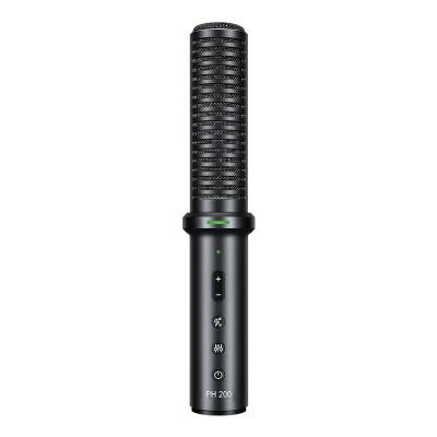 China Karaoke Handheld Microphone TAKSTAR PH200 Portable Handheld Singing Condenser Mic Speaker For All Smartphones Android Phone/iPad/PC for sale