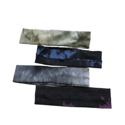 China Fashion Sports Trend Accessories Satin Stretch Fabric Luxury Cooling Pear Running Hot Headband for sale