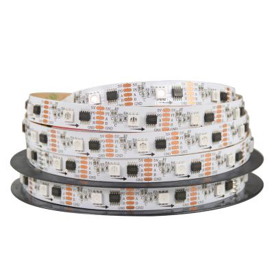 China Accessible LANDSCAPE DMX512 SMD 5050 Tira Led Strip RGB IC Full Color Pixel Digital Magic Dream Strip Lights for sale