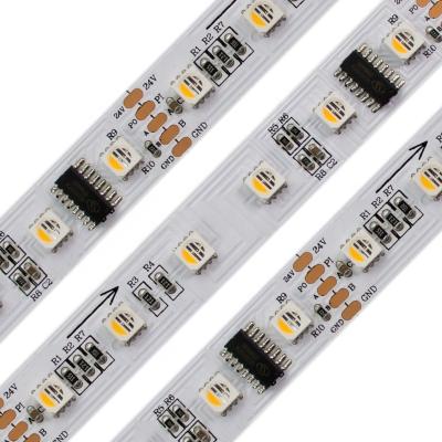 China LANDSCAPE factory length voltage level DMX512 RGBW DC24V/12V custom waterproof accessible rgbw led strip for sale